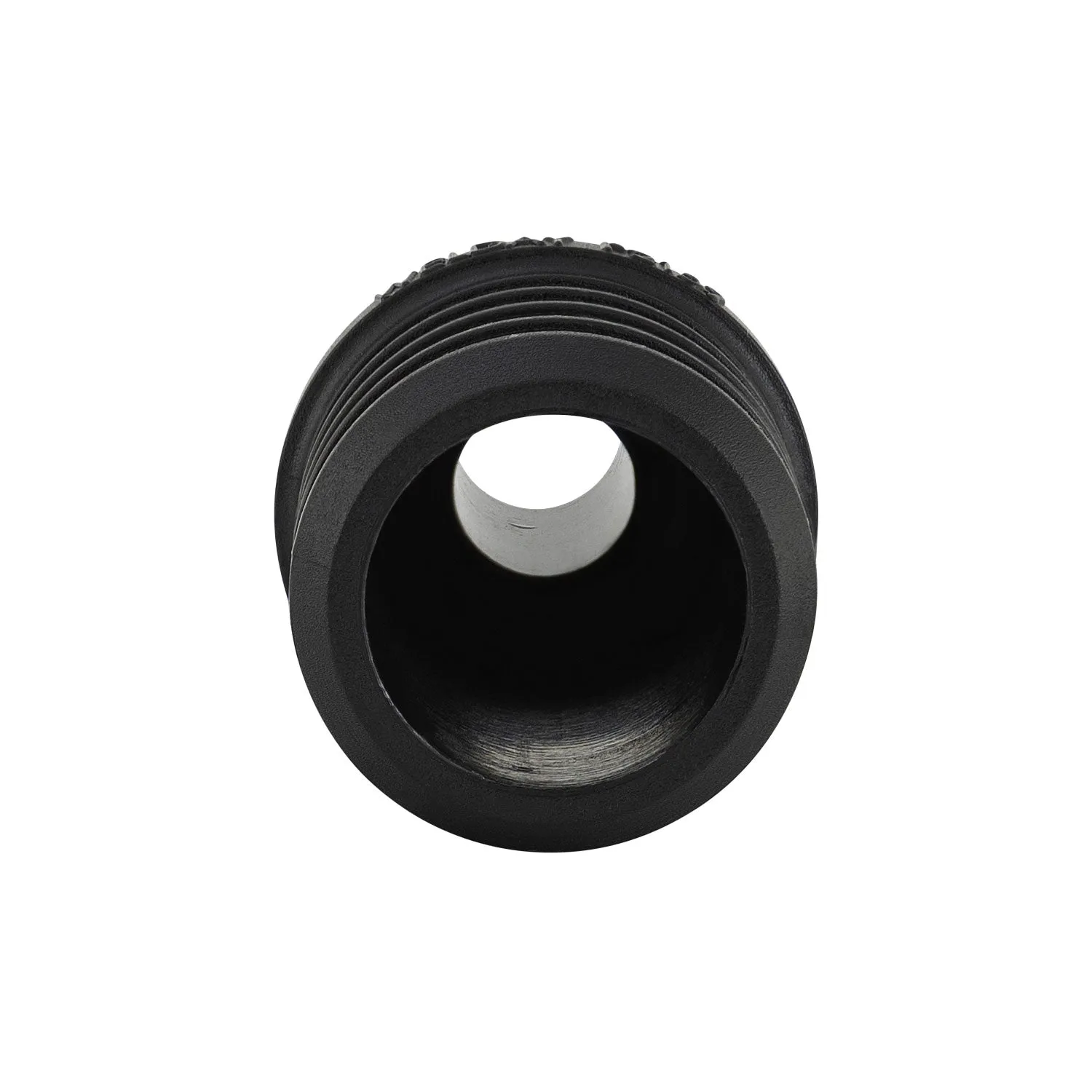 1" x 1/2" PEX B Crimp Barb PPSU Black Poly Reducing Coupling, ASTM F2159