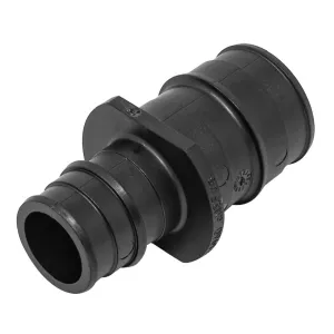 1" x 3/4" PEX A Expansion PPSU Black Poly Reducing Coupling F1960