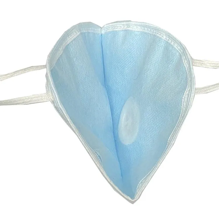 3 ply High filtration Reusable Wellness Mask Dust Pollution Washable Mask with Breathing valve (Blue) - 1pc