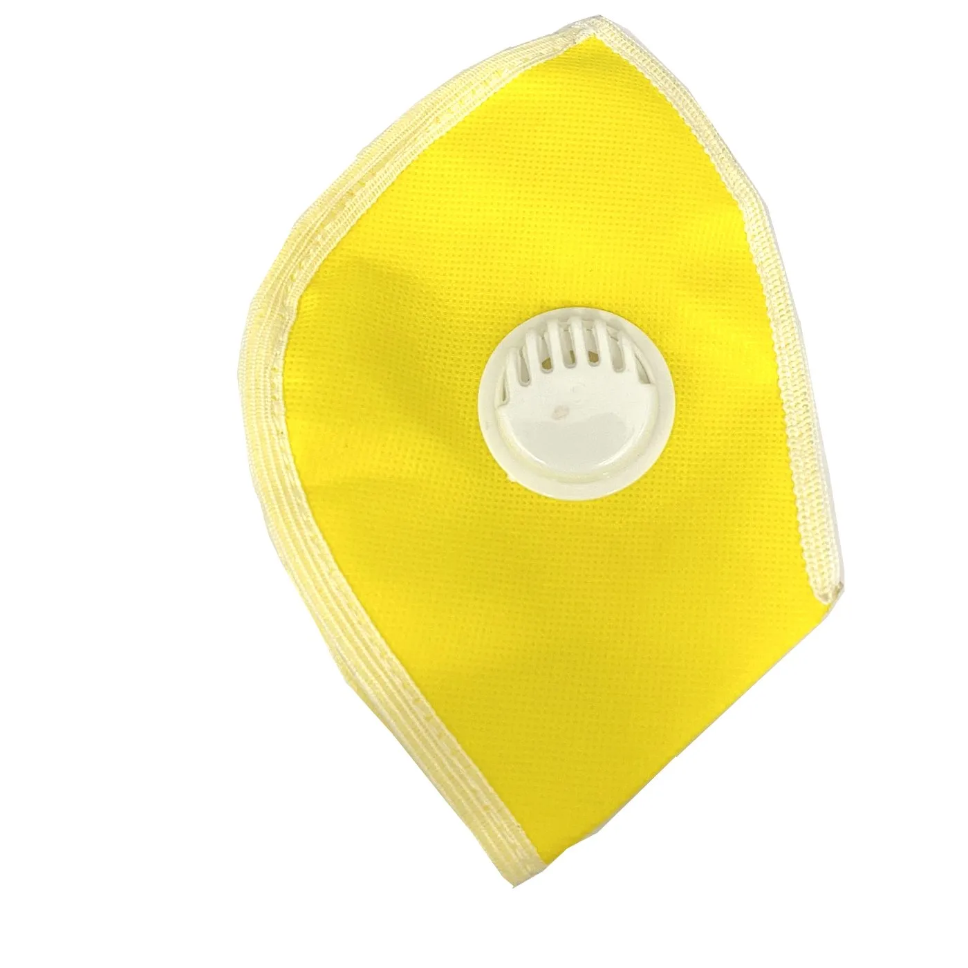 3 ply Yellow High filtration Reusable Wellness Mask Dust Pollution Washable Mask with Breathing valve