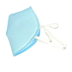 5 ply High filtration Reusable Wellness Mask Dust Pollution Washable Mask with Breathing valve (Blue) - 2pcs
