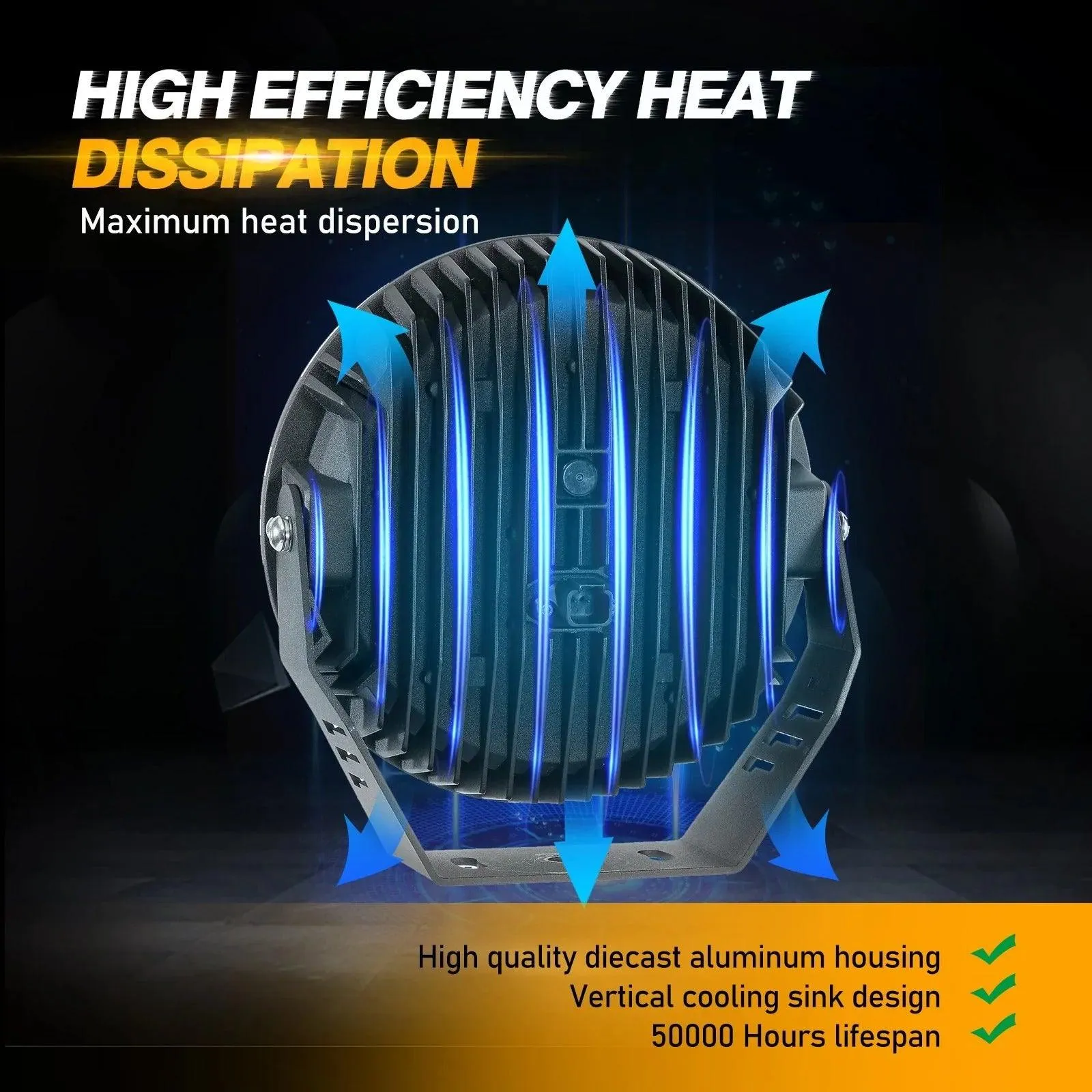 9 Inch 270W 360-PRO Series LED Driving Lights