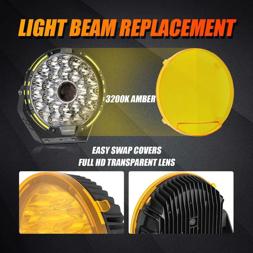 9 Inch 270W 360-PRO Series LED Driving Lights