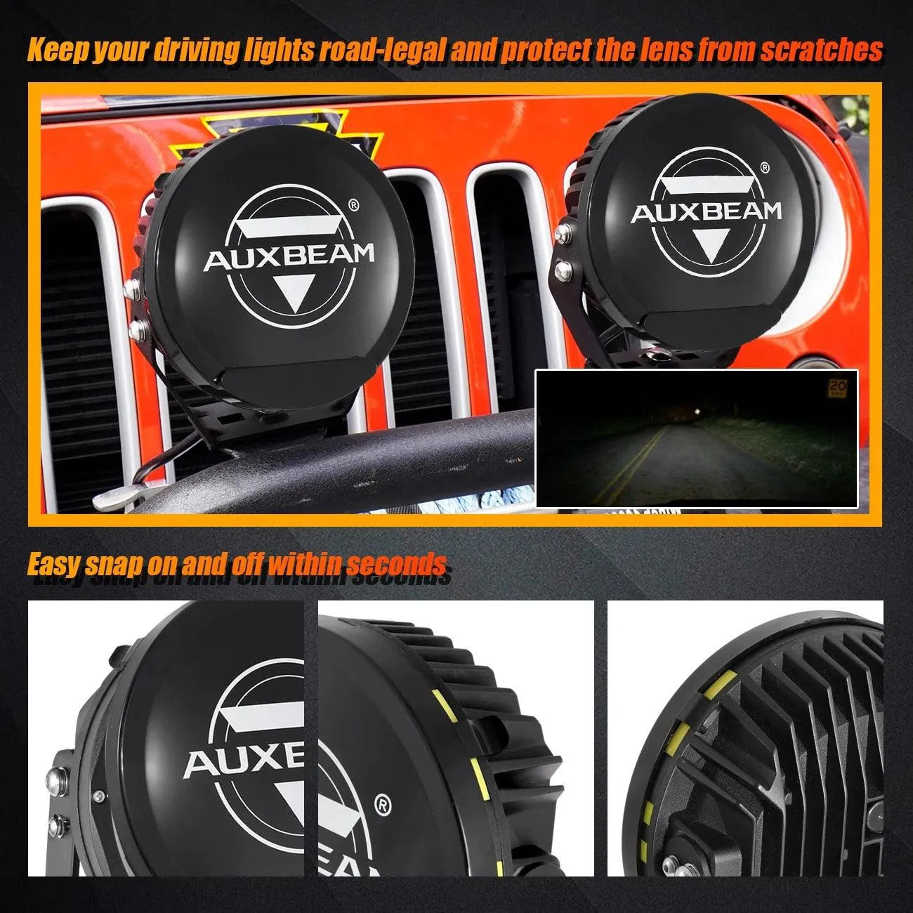 9 Inch 270W 360-PRO Series LED Driving Lights