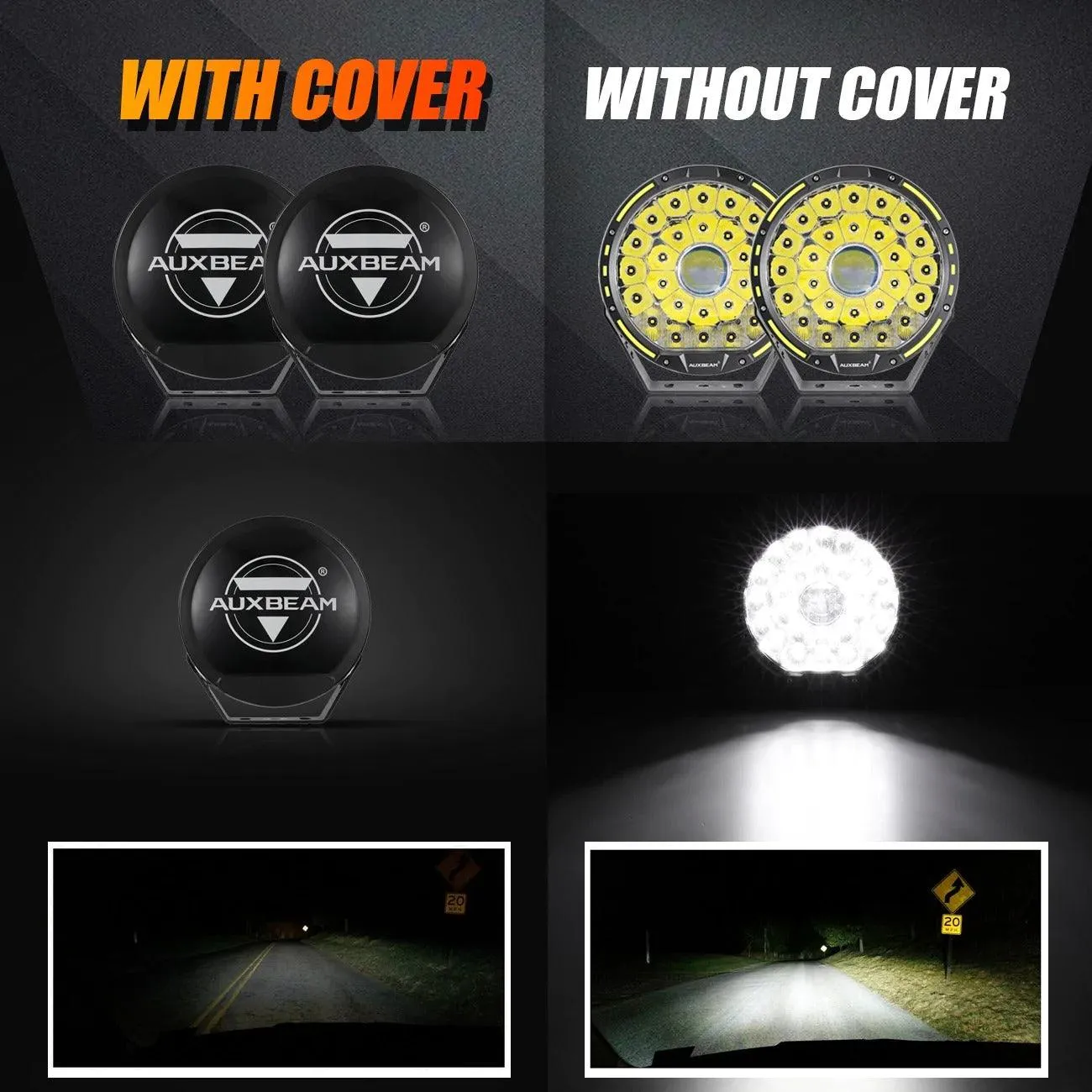 9 Inch 270W 360-PRO Series LED Driving Lights