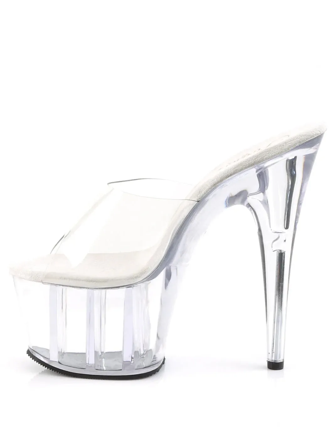 ADORE-701 HEELS - CLEAR ✰ PRE ORDER ✰