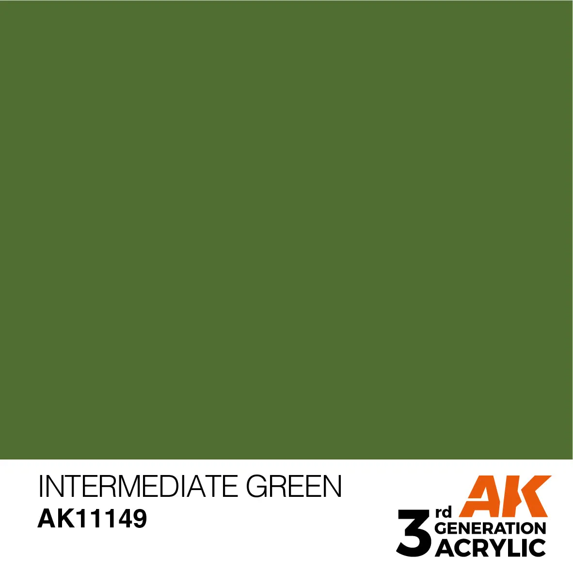 AK 3rd Gen acrylic paints: Light Green 141 - Black Green 160