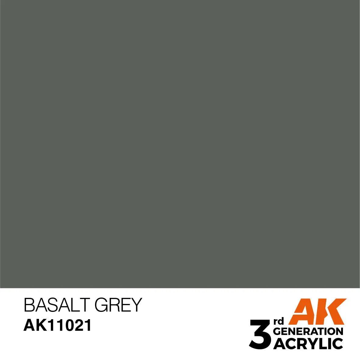 AK Interactive AK11021 3G Basalt Gray Acrylic Paint 17ml