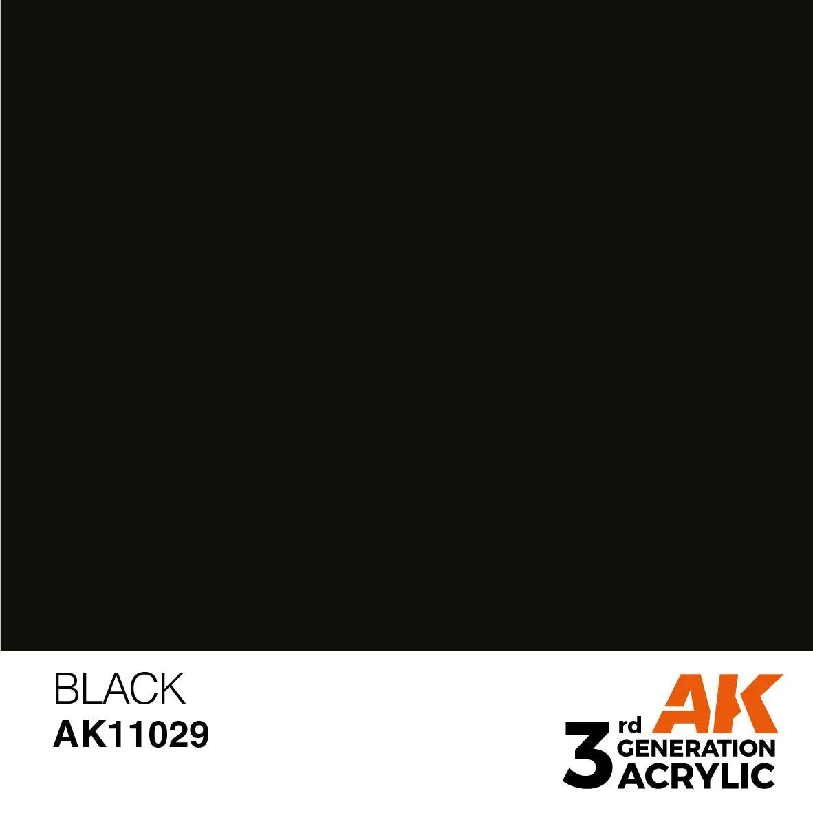 AK Interactive AK11029 3G Black Acrylic Paint 17ml