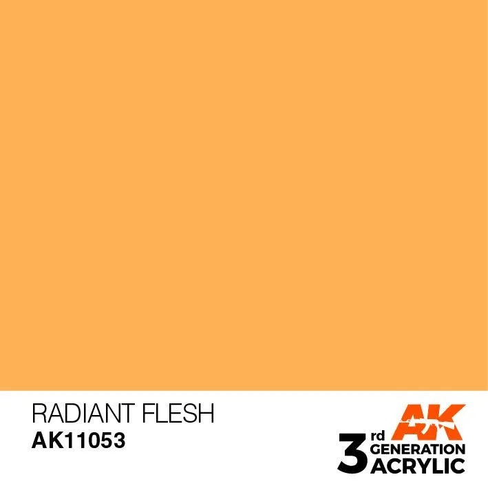 AK Interactive AK11053 3G Radiant Flesh Acrylic Paint 17ml