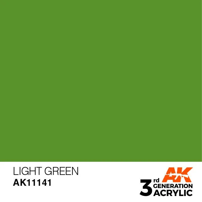 AK Interactive AK11141 3G Light Green Acrylic Paint 17ml