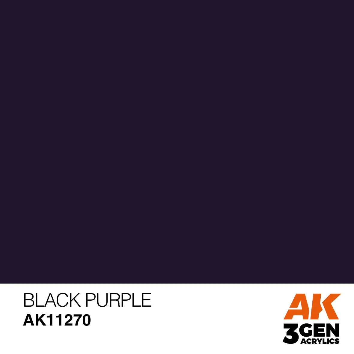 AK Interactive AK11270 3G Black Purple Punch Color Paint 17ml