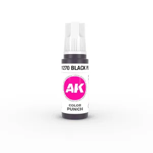 AK Interactive AK11270 3G Black Purple Punch Color Paint 17ml