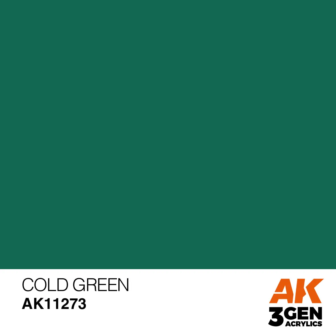 AK Interactive AK11273 3G Cold Green Punch Color Paint 17ml