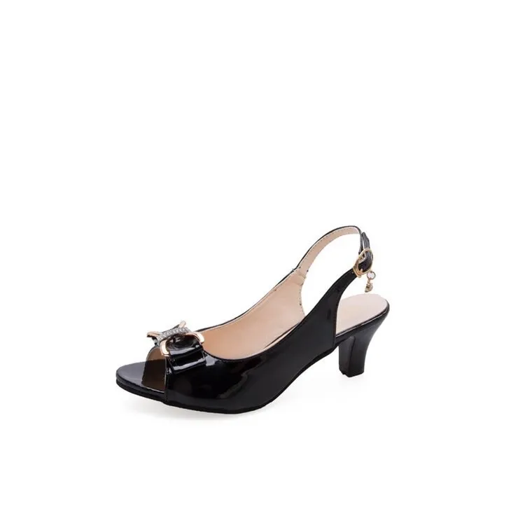 Amozae  2024 Woman Sandals Slippers Summer Style Wedges Pumps High Heels Buckle Starp Fashion Gladiator Peep Top Pump Zapatos De Mujer