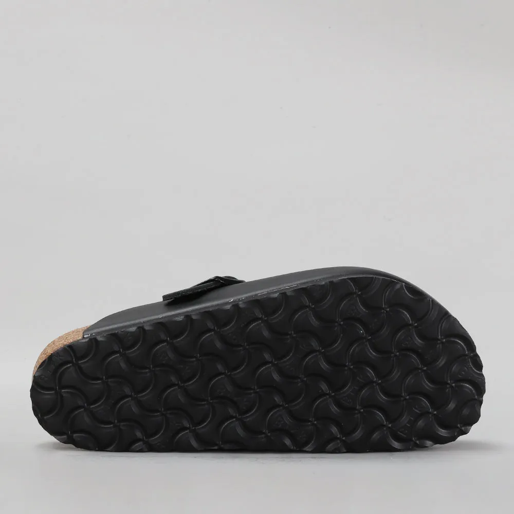 BIRKENSTOCK BOSTON BLACK CLOGS