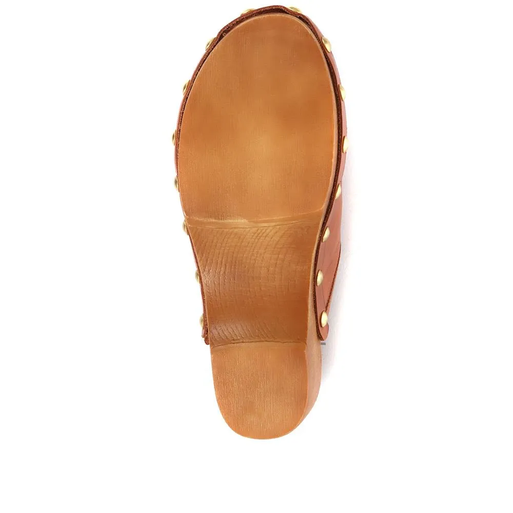 Bronx Leather Clogs - BRONX / 320 263
