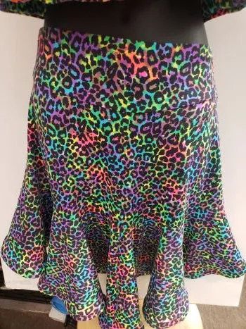 Cheetah -- Women's 2Pc Latin Rhythm Costume -- Multi
