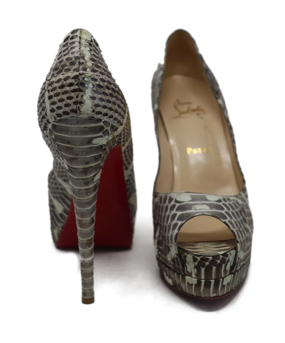 Christian Louboutin Python Heels sz 9