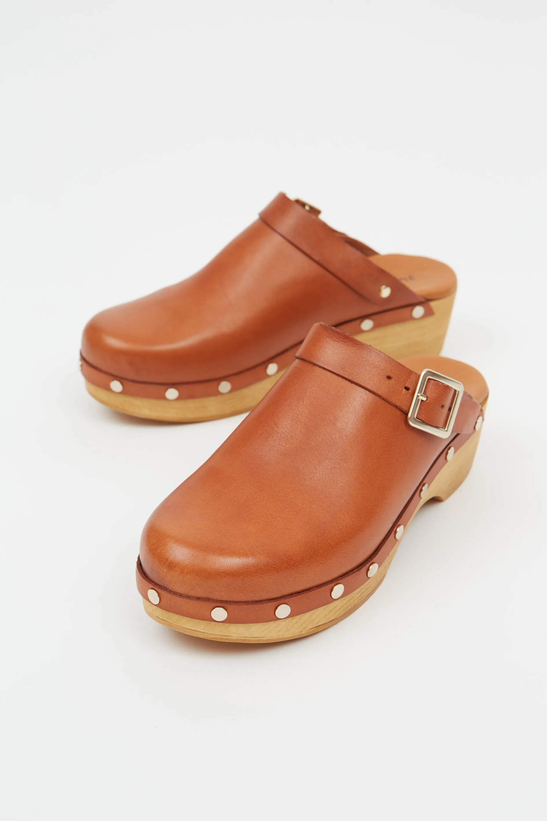 Clogs Cognac