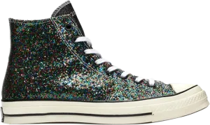 Converse JW Anderson x Chuck 70 Hi Glitter Pack Sneakers - Black Multicolor