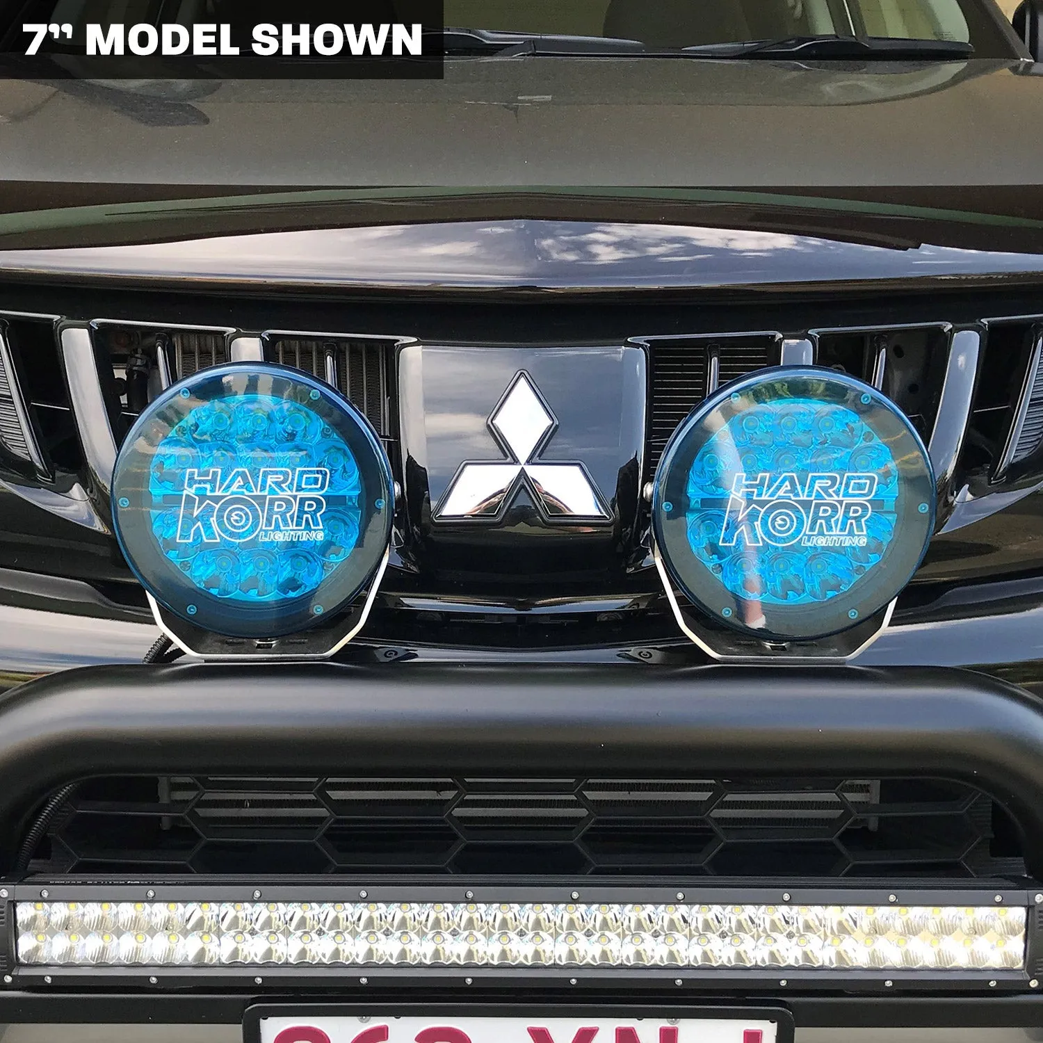 Covers for 6" Driving Lights (Blue) - Pair