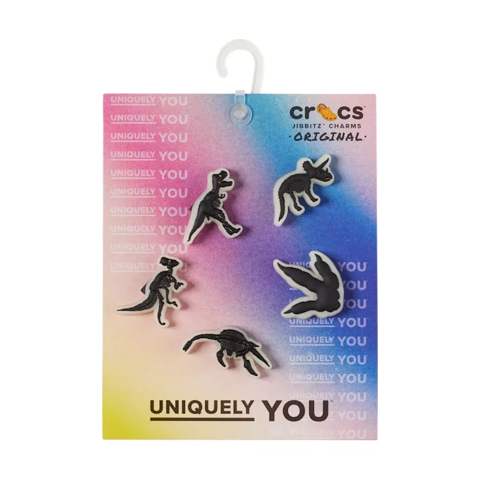 Crocs Jibbitz Glow In The Dark Dinosaurs 5 Pack