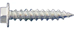 Daggerz 10" x 1/2" Hex Washer Head Metal Screws with Serrations Sheet - 10000 Qty