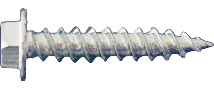 Daggerz 10" x 1/2" Hex Washer Head Metal Screws with Serrations Sheet - 10000 Qty