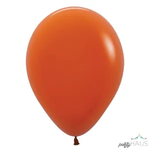 Deluxe Sunset Orange | 11 Inch | Sempertex Latex Balloons | Package of 10
