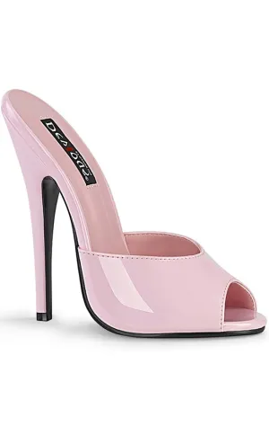DOMINA-101 Baby Pink Peeptoe Heels