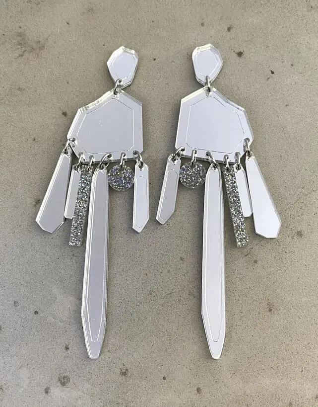 Drop Earrings Silver