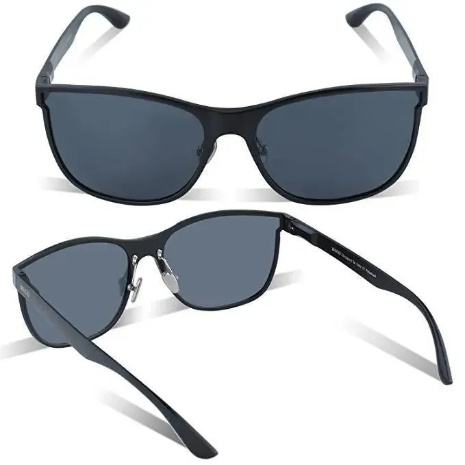 DUCO Polarized Driving Sunglasses Rimmed Glasses UV400 protection 8205