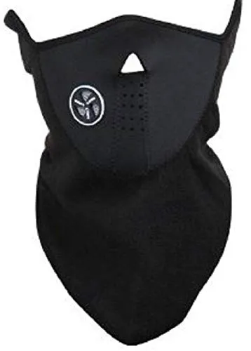 Face mask for pollution Half Face Mask For Men and Women, Bike Riding Mask | Black