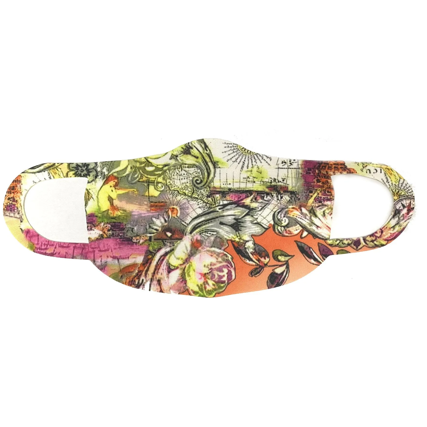 Face Mask Printed Reusable Washable Cloth Face Mask for Women - Protects from Dust, Pollen and Pollution - 2 pcs