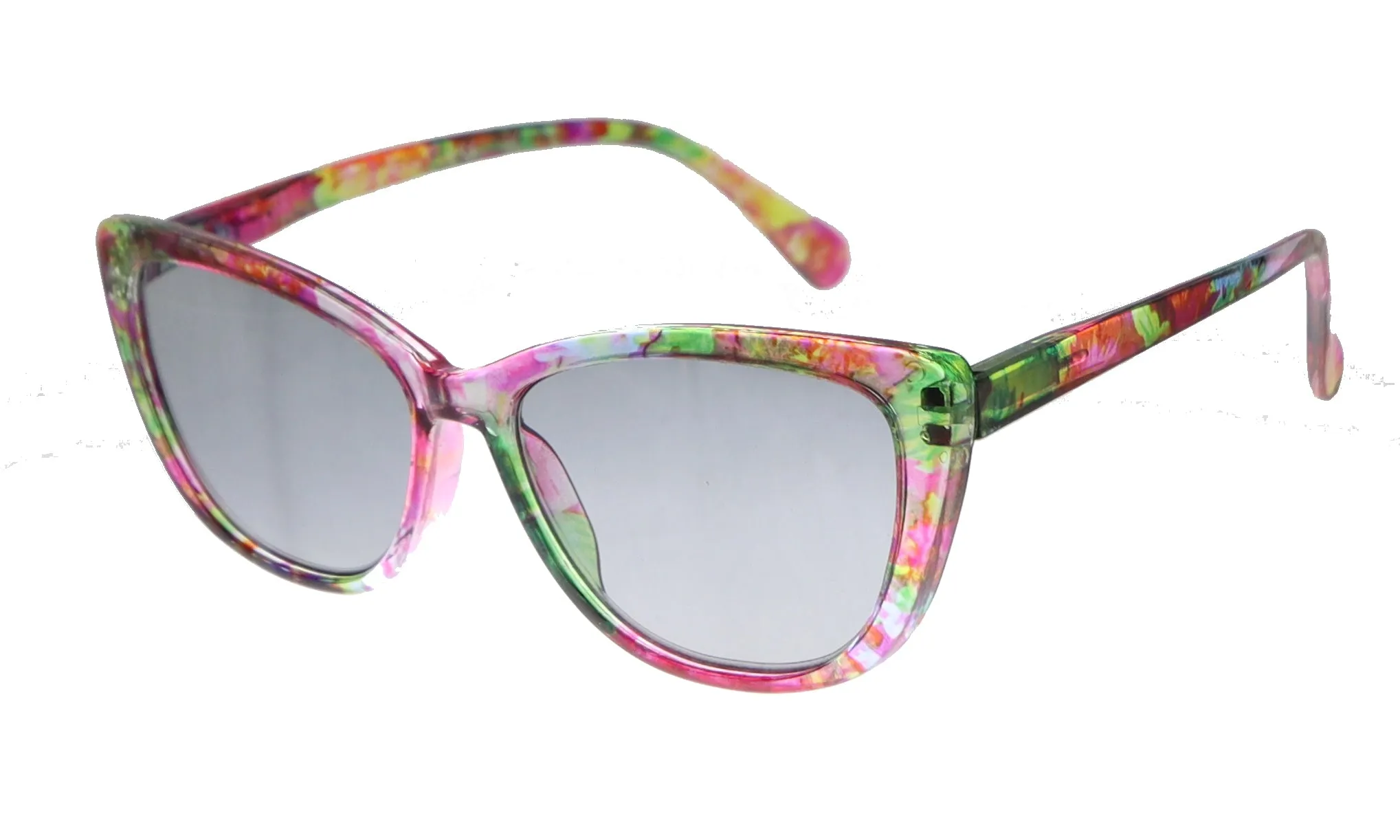 “Gato” Women’s Cat Eye Light Tint Full Reading Sunglasses (NON BIFOCAL)