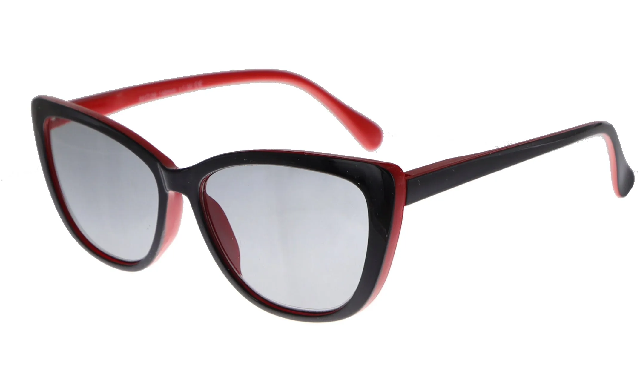 “Gato” Women’s Cat Eye Light Tint Full Reading Sunglasses (NON BIFOCAL)