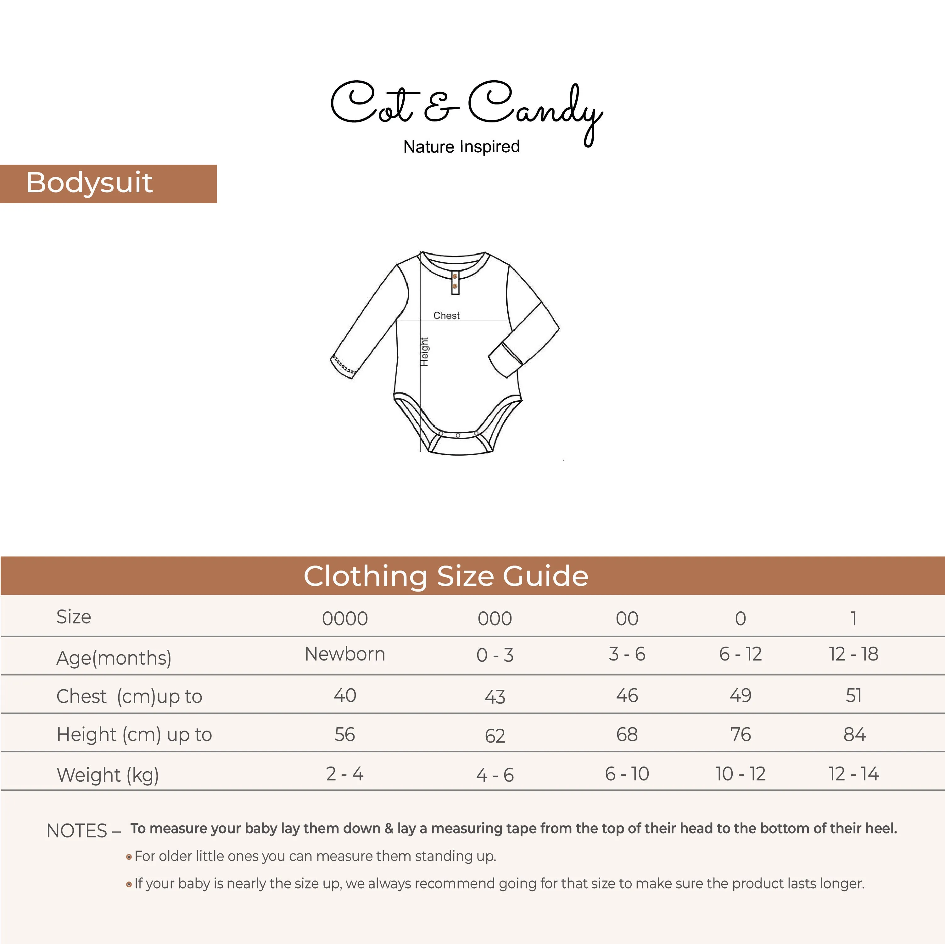 Ginger Organic Full Sleeve Bodysuit - Pack Of 5