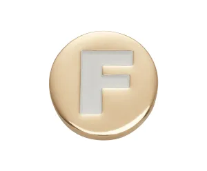 Gold Letter F