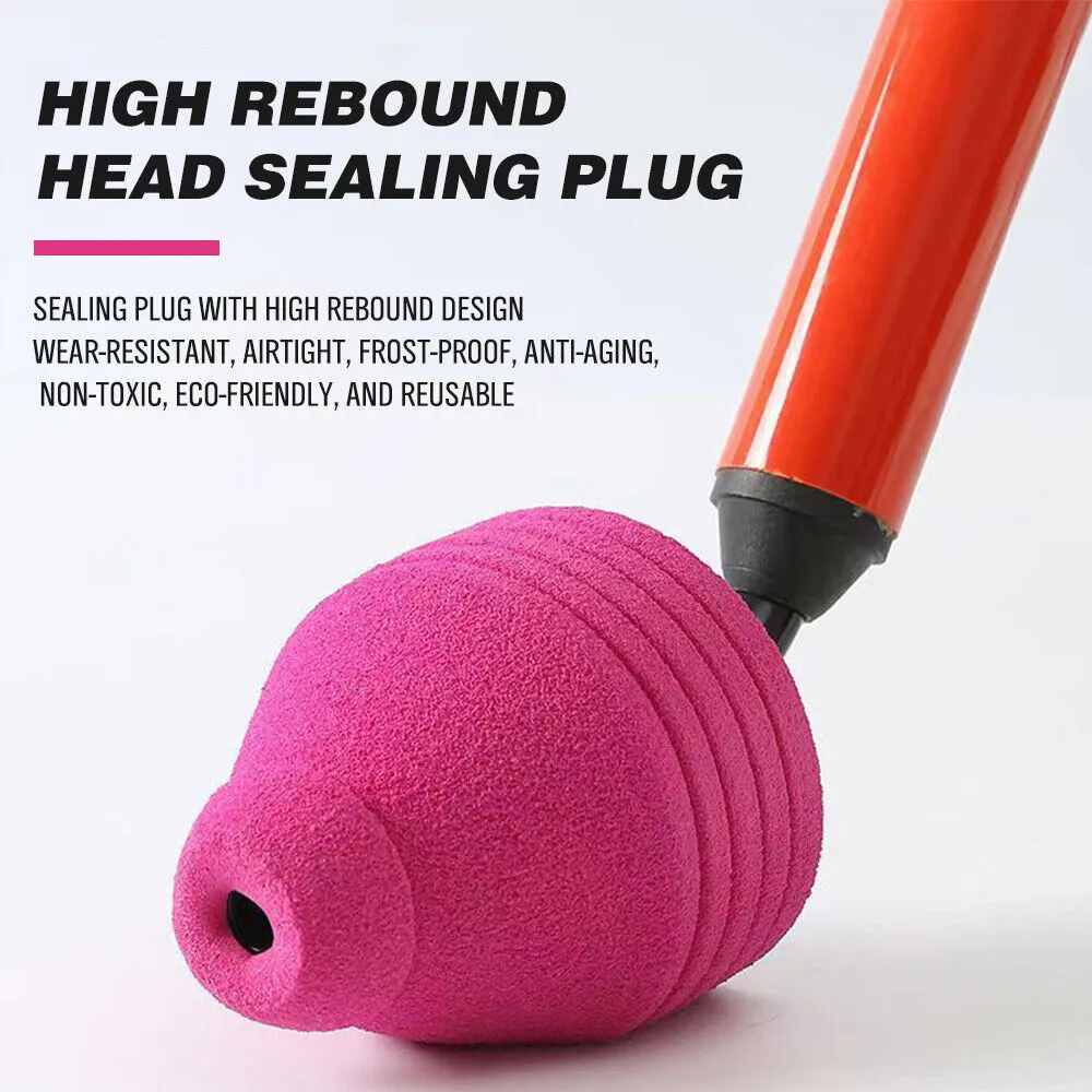 High Pressure Toilet Pipe Plunger, 120 PSI, Multi-use