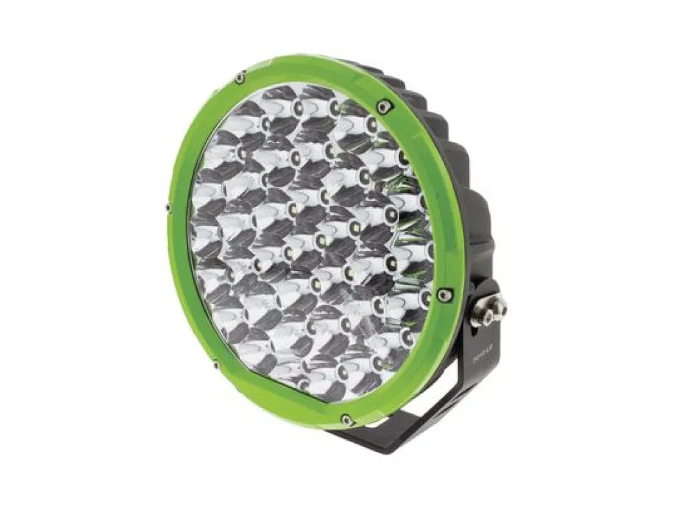 Hulk 9" Round LED 4x4 Driving Lamp | Black or Green