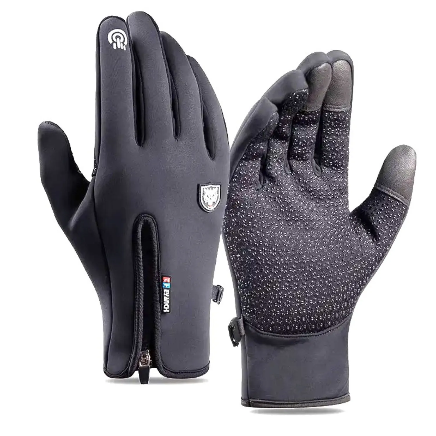 Kaza Winter Windproof Gloves with Zipper