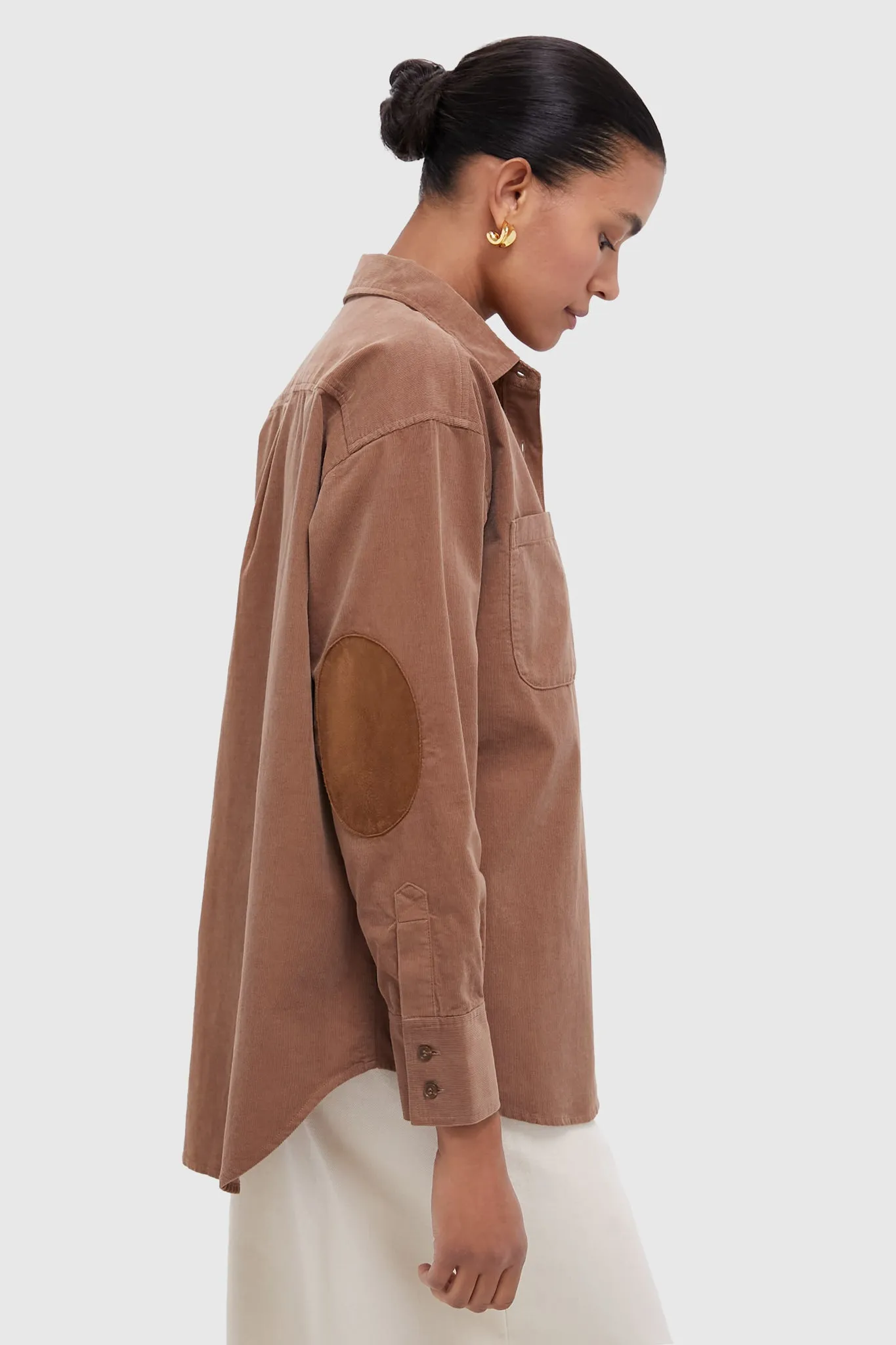 Khaki Corduroy Bryne Button Down