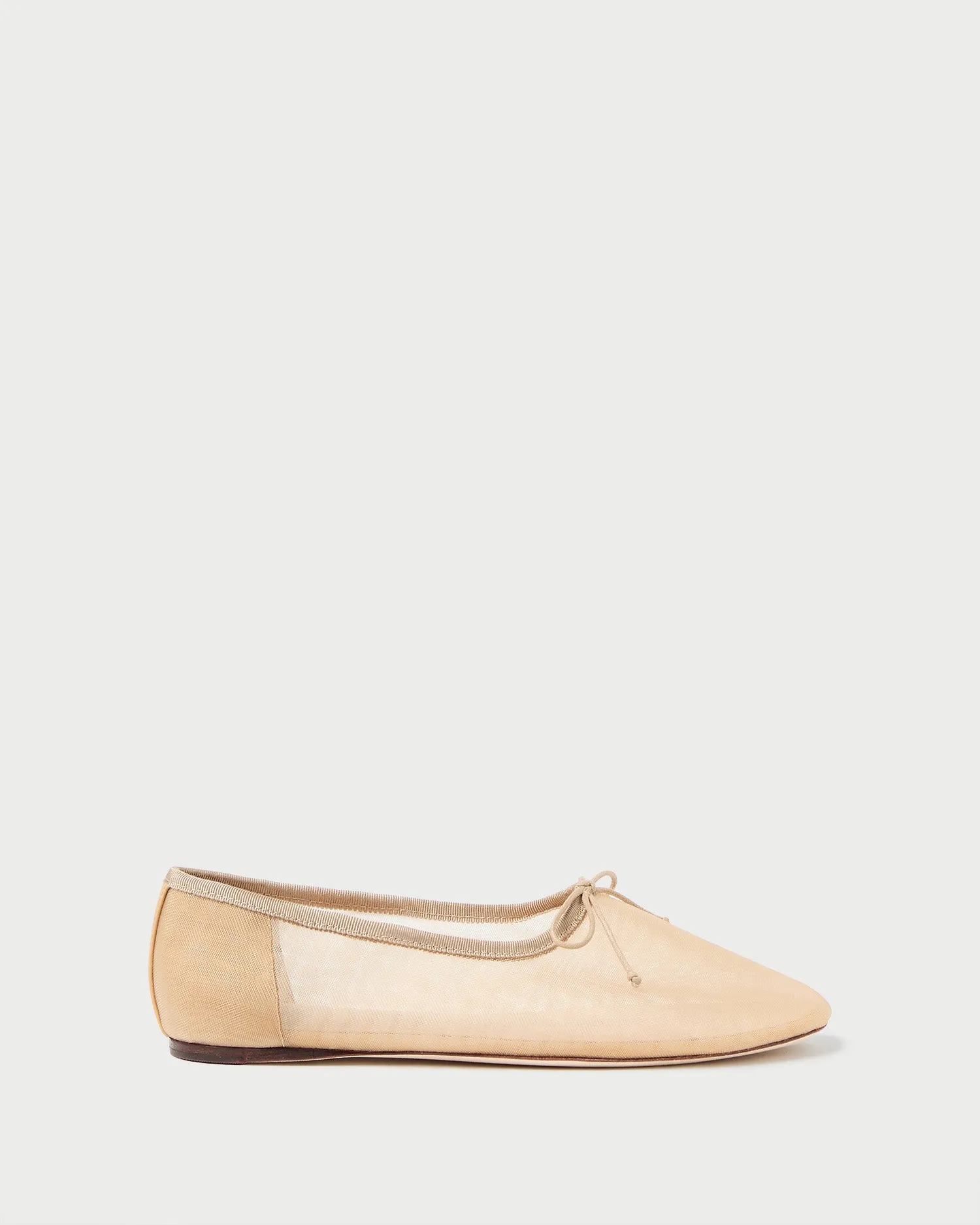 Landon Caramel Mesh Ballet Flat