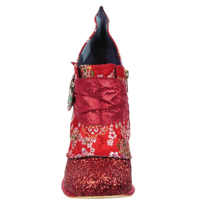 Miaow Red Glitter by Irregular Choice