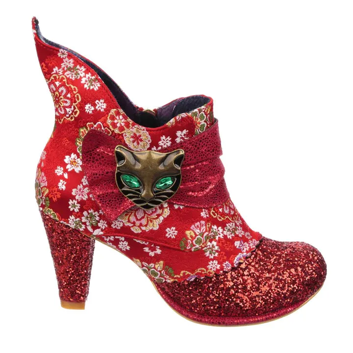 Miaow Red Glitter by Irregular Choice
