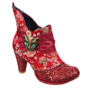 Miaow Red Glitter by Irregular Choice