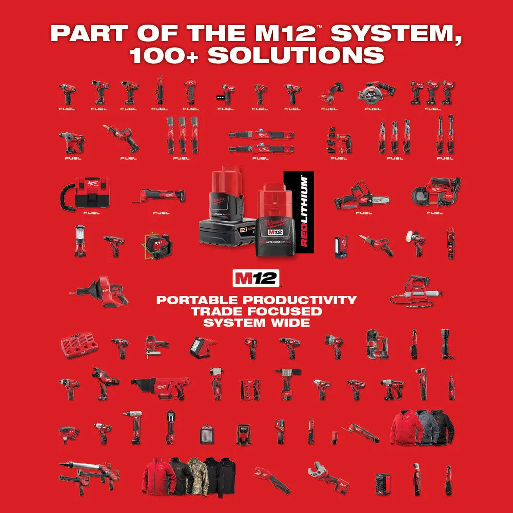 Milwaukee 2497-22 M12 Hammer Drill and Impact Combo