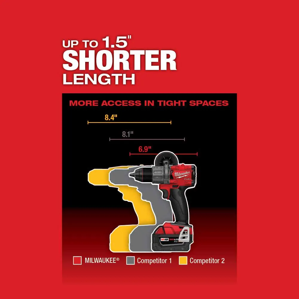 Milwaukee 2804-20 M18 FUEL 1/2" Hammer Drill, Bare Tool