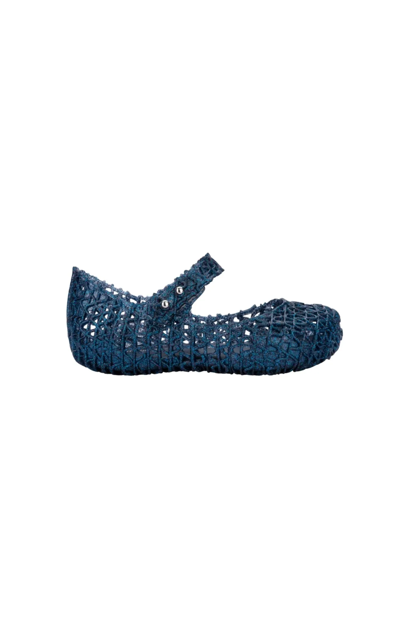 Mini Melissa Mini Campana Papel - Blue Glitter